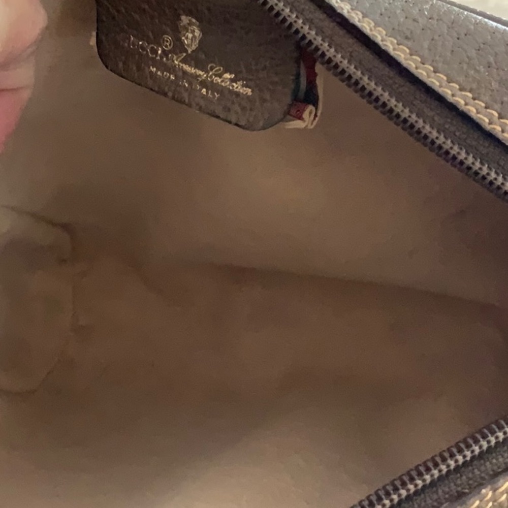 Gucci Cream and Brown Messenger Bag with GG Monogram - Picture 11 of 16